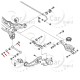 Zestaw do ustawiania zbieżności tył - Tucson IX35 KIA Sportage 4WD - 55260-3M000 - Oryginał