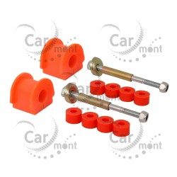 Łącznik i tuleja stabilizatora x2 18mm - tył - Pajero II - MR133706- poliuretan