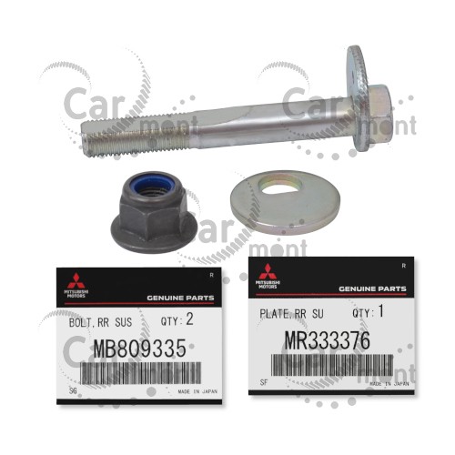 Śruba podkładka nakrętka do ustawiania zbieżności/kąta - Carisma Space Star - MR333376 MB809335 - Oryginał