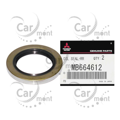 Uszczelniacz półosi tylnego mostu - zewnętrzny - Pajero L200 L300 - MB664612 - Oryginał