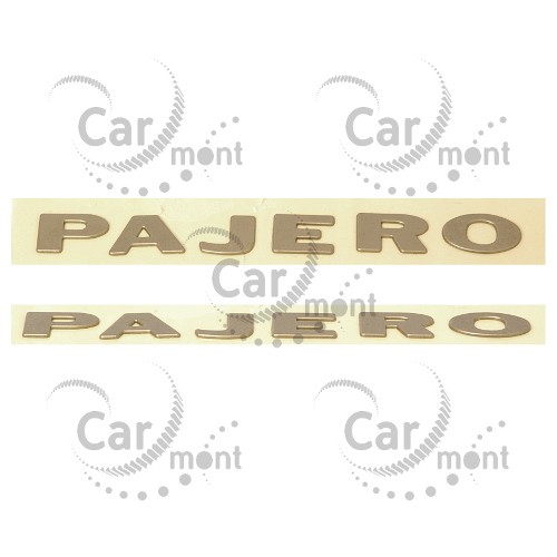 Naklejka napis literki na błotnik PAJERO - złota - Pajero - MB787228