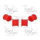 Tuleja stabilizatora przedniego x4 - L200 2.5TD K74 - MR150767 MR151327 - poliuretan