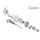 Uszczelniacz przedniej półosi RH 62x78x7/9,5 - Pajero L200 - MB160946
