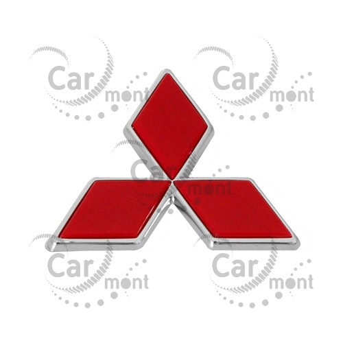 Znaczek Mitsubishi na klapę / RED - Pajero III Pajero Sport - MR416795