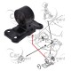 Poduszka silnika lewa M/T - Outlander 2.0 2.4 CU_W - MN100014 2910A093