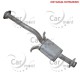 Tłumik wydechowy środkowy - Pajero I Galloper 2.5TD Long - MB313705 MB313706 - Oryginał