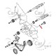 Tuleja wałka balansowego prawego - Pajero L200 Galloper 2.5 TD - MD149743 - Oryginał