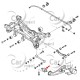 Tuleja wahacza wzdłużnego - lewa - Hyundai ix35 KIA Sportage - 55274-3W000 552743W000