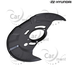 Osłona przedniej tarczy hamulcowej - prawa - Hyundai Terracan - 51756-H1080 - Oryginał